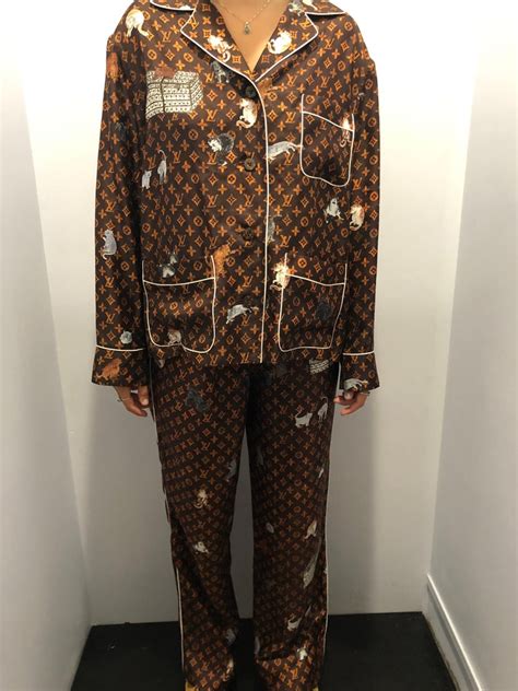 louis vuitton cat pajamas|Louis Vuitton pajamas women.